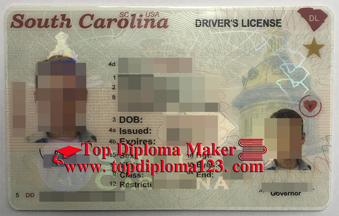 South Carolina driver's license