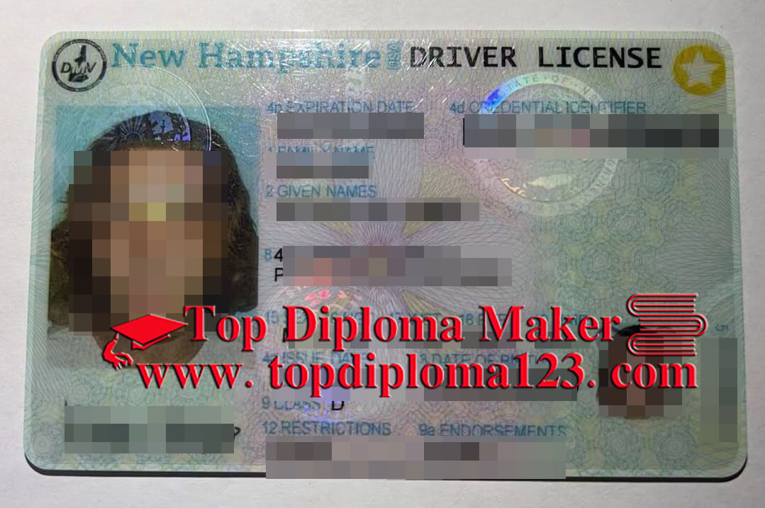  New Hampshire Driver's License