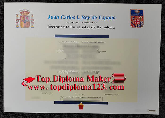  Universitat de Barcelona diploma