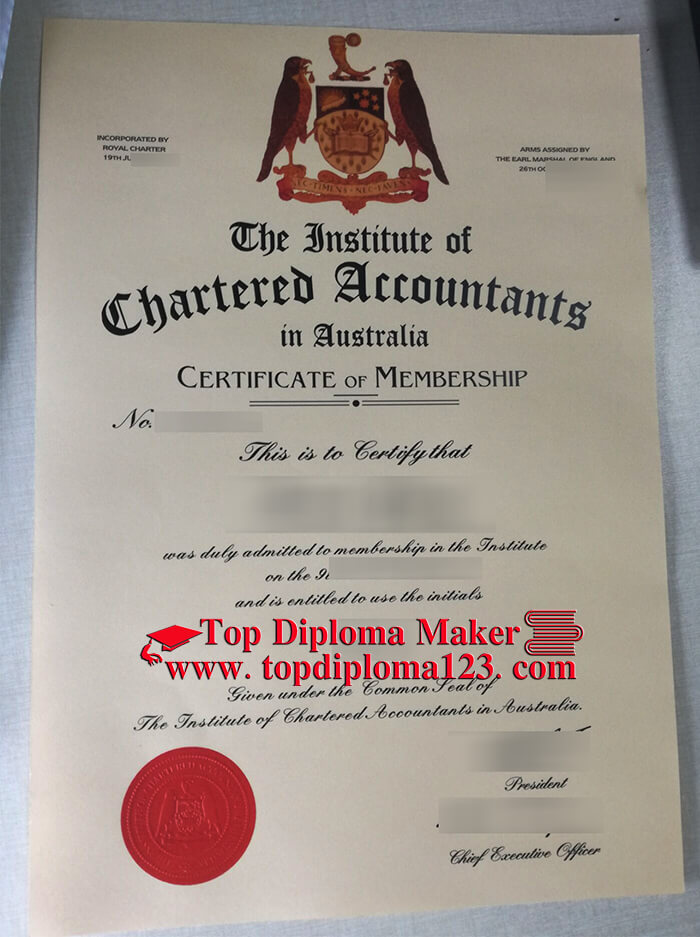  ICAA fake certificate