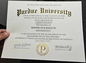 Can you buy a fake Purdue University master's degre