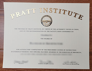 How do you make a fake Pratt Institute diploma look
