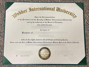 Buy a fake WIU diploma in USA, Order Webber Interna