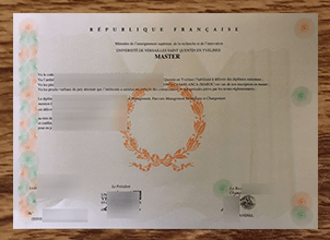 How to make a fake UVSQ diploma online?