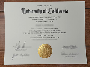 How long to get a fake UCLA diploma in the USA?