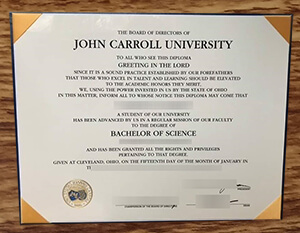 The Easiest Way To Get A Fake John Carroll Universi