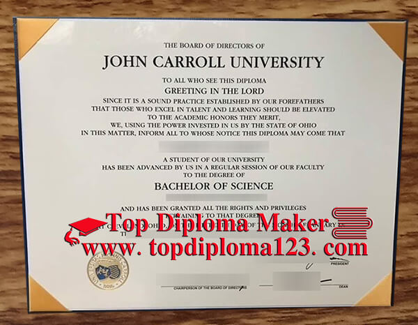 John Carroll University Diploma