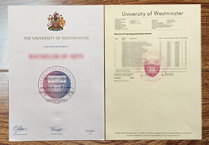 Purchase a realistic University of Westminster dipl