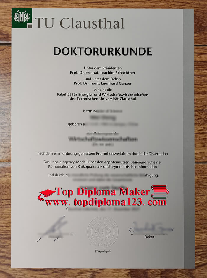  Tu Clausthal Diploma