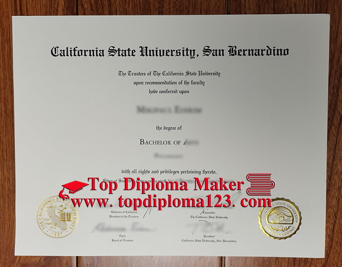  CSUSB diploma