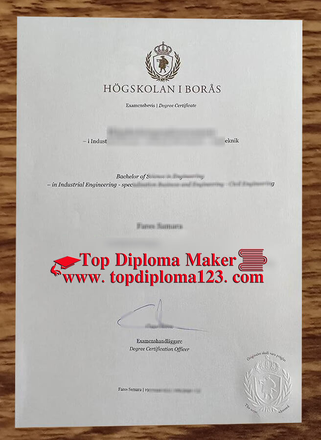 Högskolan a Borås Diploma