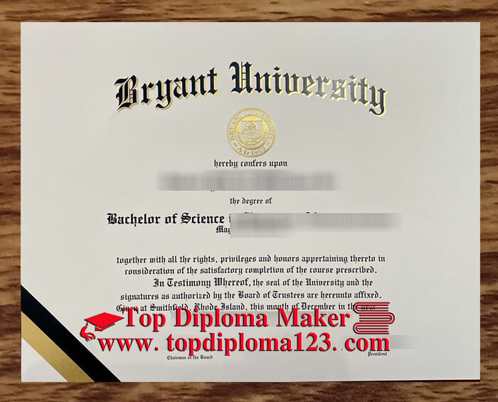 Bryant University Diploma