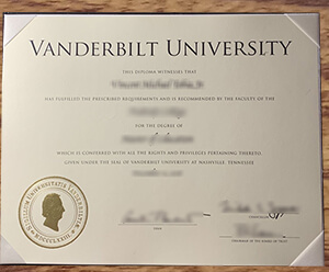 Buy a realistic Vanderbilt University diploma, VU f