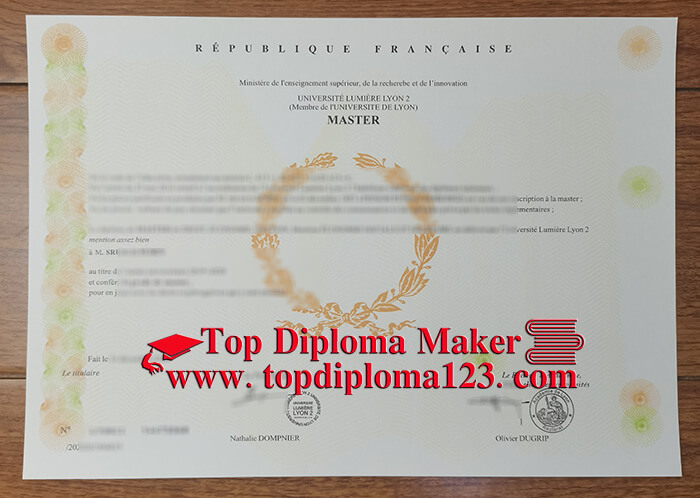 Lumière University Lyon 2 diploma