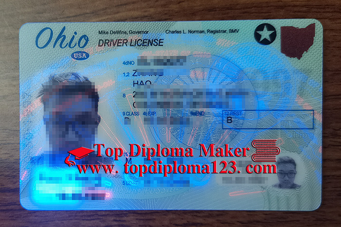  Ohio Driver's License