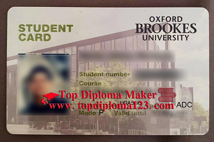 Oxford brookes university student card