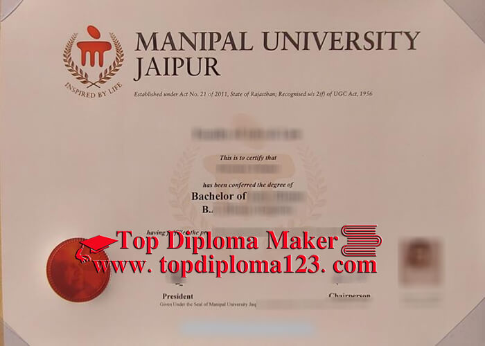 Manipal University Jaipur diploma, buy a fake diploma 