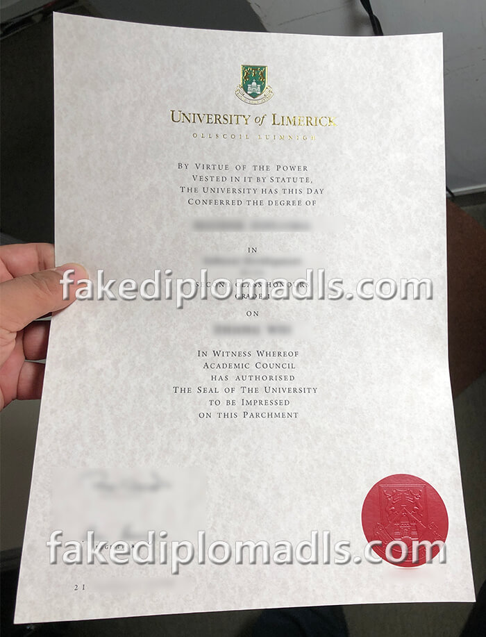  University of Limerick diploma 