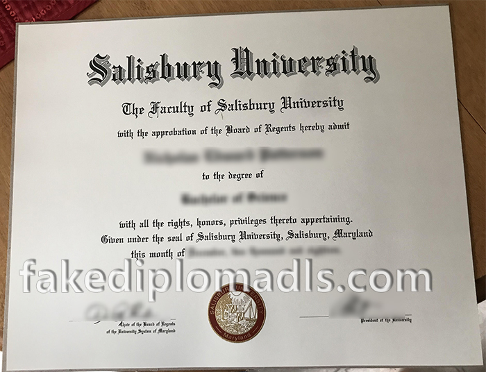 Salisbury University diploma 