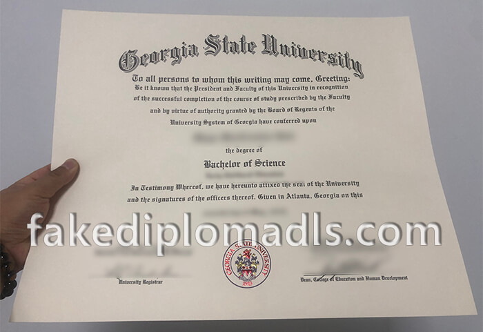Georgia State University BS degree