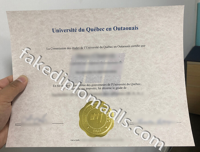 Université du Québec en Outaouais diploma 