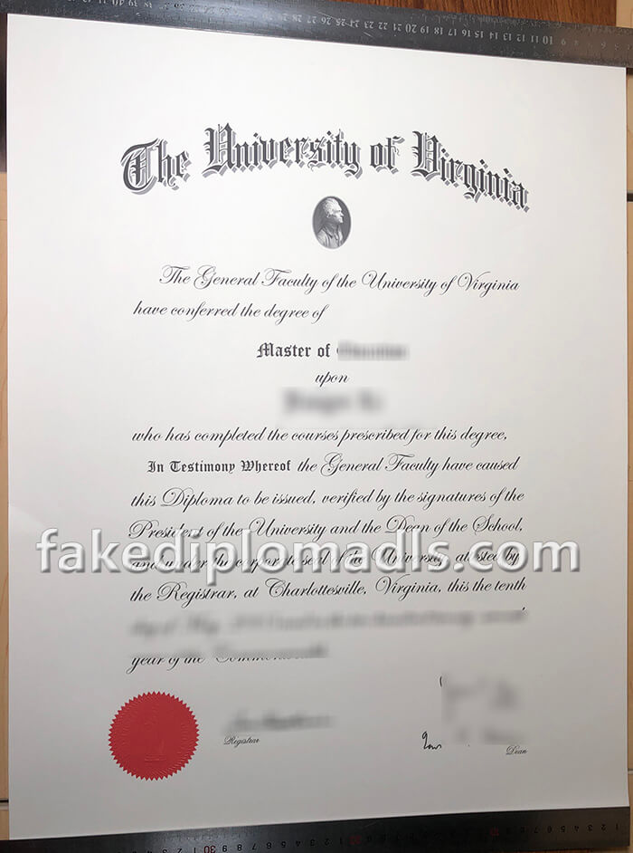 University of Virginia diploma