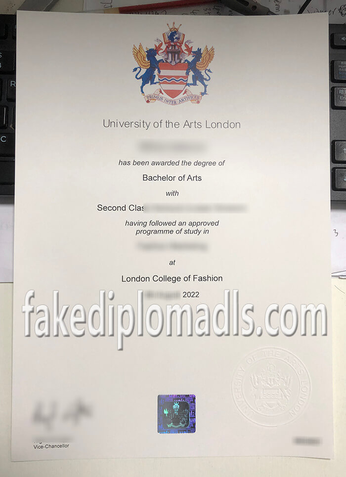 University of the Arts London degree