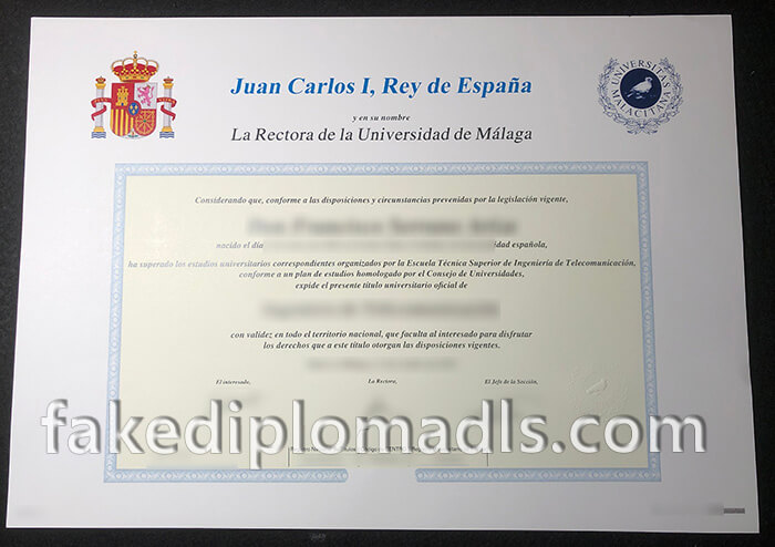 Universidad de Málaga degree