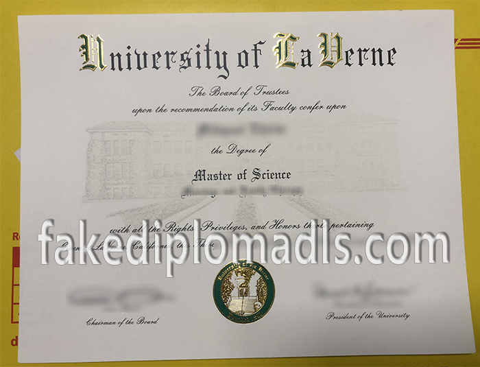 University of La Verne diploma, buy a USA fake diploma 