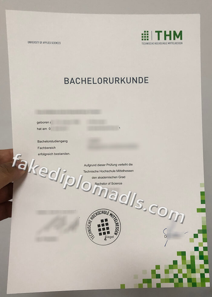 Technische Hochschule Mittelhessen diploma