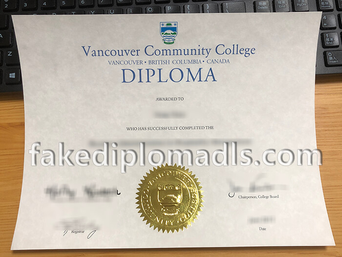 Vancouver Community College diploma