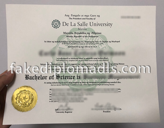 De La Salle University degree