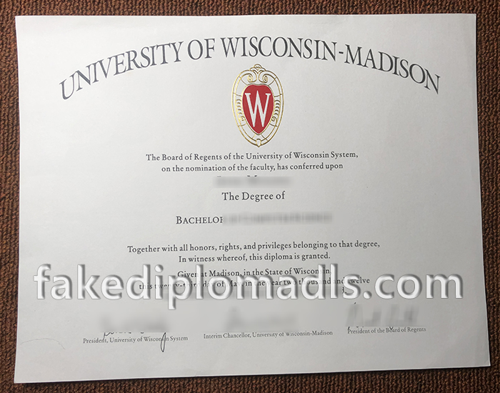 University Of Wisconsin–Madison diploma
