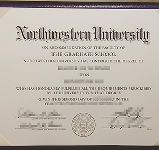 Buy certificate, Northwestern university Msc dergee