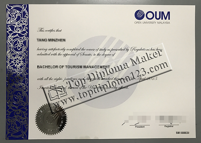 Open university Malaysia certificate, OUM diploma, OUM degree
