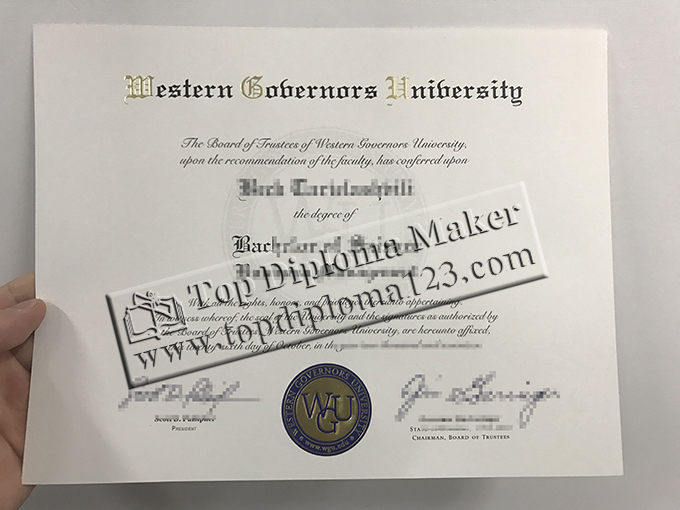 Western Governors University(WGU) diploma, Western Governors University degree