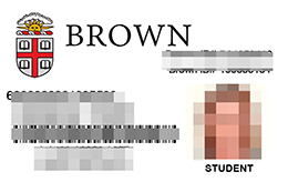 fake Brown University student id card, buy Brown Un