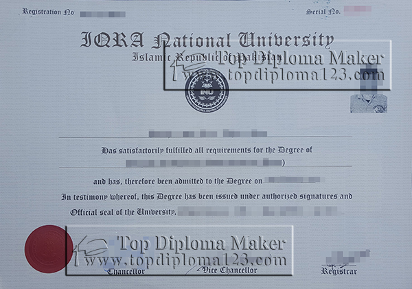 Can i purchase fake Iqra National University degree, buy fake Iqra National University diploma, obtain fake Iqra National University certificate & transcript