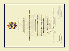 obtain fake certificate & transcript from Aston